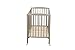 Combelle Lit d'enfant avec roulettes 60x120 Laque Gris Clair