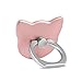 Produktbild 4tlg Niedlich Haustier Telefon-Ring-Standplatz 360 Grad Drehen Hund Katze Ring Griff Anti Drop Fingerhalter für Iphone Samsung und Mehr Handy Intelligentes Telefon (1 x Rose Gold)