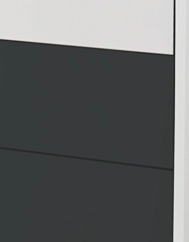 Schrankbett mit 90×200 Liegefläche in Weiß, Funktionsbett ist vertikal ausziehbar, Bett ist die perfekte Lösung für gesunden Schlaf in kleinen Räumen - 4