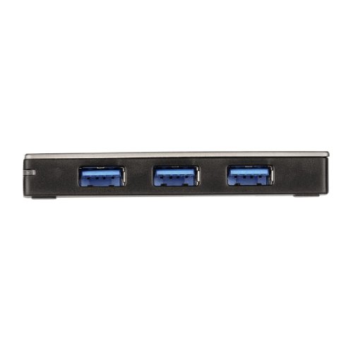 Hama 4-Port USB-3.0 Hub mit intelligenter Ladefunktion durch automatische Geräteerkennung (mit Netzteil und USB-Kabel), Alugehäuse, silber - 5
