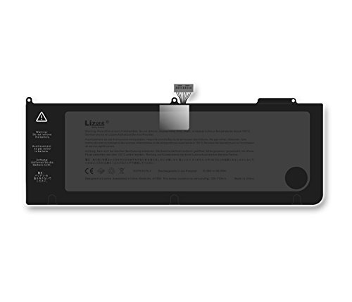 Lizone® Ultra Hochleistung Notebook Laptop Batterie Akku für Apple MacBook Pro 15.4″ A1382 A1286 Core i7 (Early 2011 Late 2011 Mid 2012) MC721 MC723 MD318 MD103 MD322 MD104 661-5211 661-5476 Laptop Batterie Akku 10.95V/65.5Wh - 2