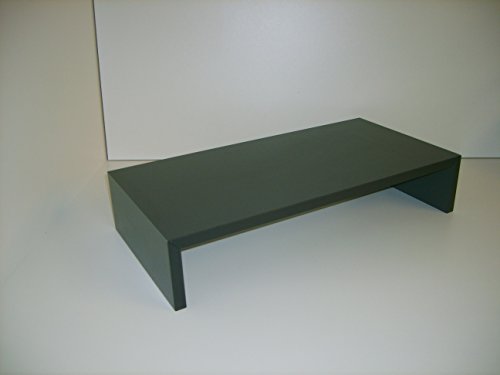 2. Wahl Design Monitortisch „Sauerland“ Bildschirm Ständer Schreibtischregal Standfuß Graphit B / H / T 60 x 12 x 30 cm - 3