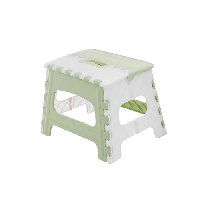 HomeDecTime Tritthocker Klapphocker Kunststoff Faltbar Küchenhocker