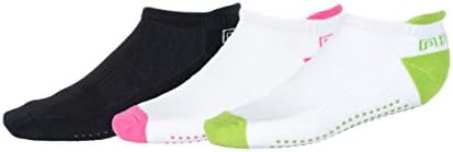 3 Pairs Non Slip Skid Yoga/Pilates Full Toe Socks with Grips for Women by Promax Fitness® - 30 Day Money Back Guarantee