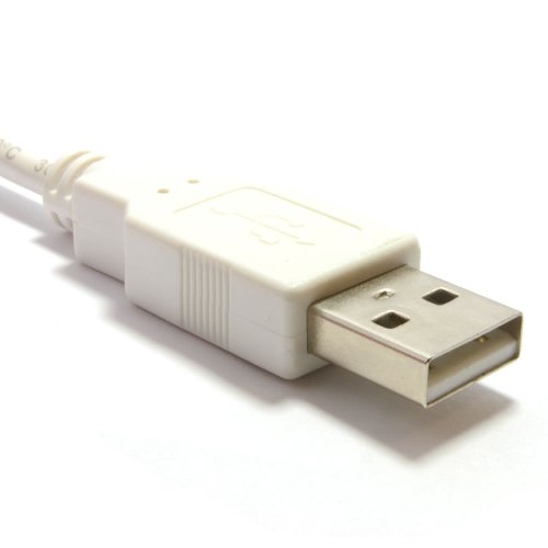 USB 2,0 Hoch Geschwindigkeit Kabel Verlängerung Anschlusskabel A Stecker Zum Buchse Weiß 50 cm - 2
