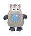 Hot Water Bottles With Owl Animal Style Covers, Grey
