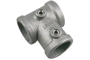 RTKYYZ 1PC 20mm/25mm/32mm Aluminium Legierung Stecker Ellenbogen T Basis Flache Dreidimensionale Fitting Verbindung verschluss Stahl Rohr Regal Teile (Color : 3tong, Size : 20mm)