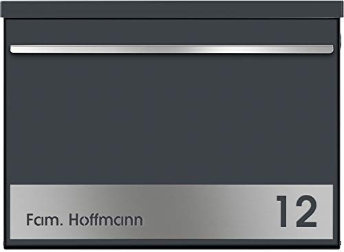 Preisvergleich Produktbild frabox Briefkasten GART Edition Anthrazitgrau, ohne Zeitungsfach
