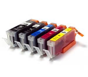 5 x PGI-550 XL CLI-551 XL Druckerpatronen MIT CHIP und Füllstandanzeige für Canon Pixma iP7250, MG5450, MG6350, MX725, MX925, kompatibel zu PGI550BK , CLI551C , CLI551M, CLI551Y und CLI551BK
