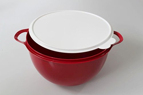 TUPPERWARE Rührschüssel Maximilian 10,0 L rot Schüssel peng Partybombe Salatbar - 6