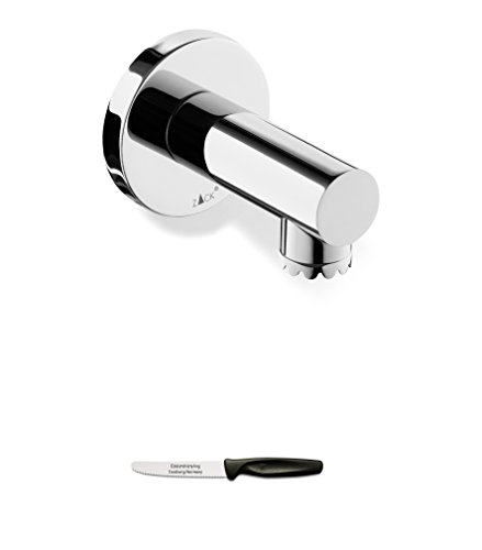 Zack SCALA Magnet-Seifenhalter poliert + Edelstahlstyling Universalmesser im Set