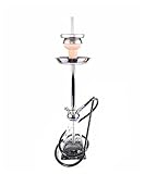 AMY 039 Aero-X II Klick Shisha Wasserpfeife (Schwarz Chrom)