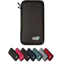 Étui Protection Calculatrice HP Prime WYNGS - Coque Rigide Noire, Fermeture Éclair - Compatible Modèle Graphique