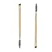 Bluelans® 5 x Professional Dual Precision Eyebrow Brushes, Flat Angled Eye Brow Brush with Spoolie Makeup Tool