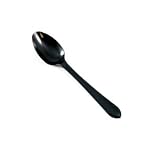 Negro Heavy Duty cucharas desechables de plástico de calidad - ideal para fiestas, barbacoas, bodas y todas las ocasiones especiales