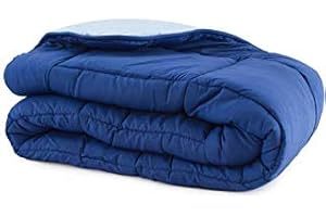 ALFIO SHOP TRAPUNTA PIUMONE LETTO SINGOLO DOUBLE FACE (AZZURRO-BLU)