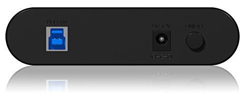 Icy Box IB-373U3 Externes Festplattengehäuse für 3,5″ (8,9 cm) SATA HDD, USB 3.0 Anschluss (UASP), SATA III, An-/Ausschalter, schwarz - 5