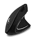 Produktbild Ouneed - Vertikale Maus, Ergonomische Maus, 2.4G Kabellose Maus Vertikale Funkmaus, Optische Vertical Mouse, 2400/1600/800DPI, 6 Tasten, Lautlose Funkmaus für PC/Laptop/Notebook mit Windows/Mac