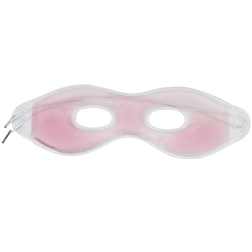 com-four® 3X Gel-Augenmaske für Warm- und Kalt-Anwendungen, Wellness-Maske zum Entspannen oder Beleben Ihrer Augen, 24 x 7 cm (03 Stück - Gelmaske)