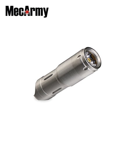 MecArmy Illumine X-1 die weltweit kleinste USB Schlüsselbundlampe mit 130 Lumen für 10180er Akku , Mini-Taschenlampe. - 5