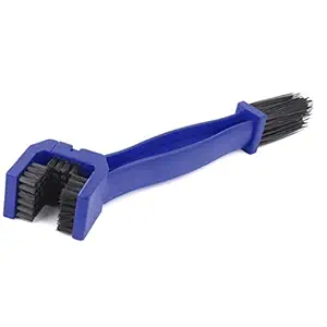 Chirayu Mart Multipurpose Cycle Motorcycle Bike Chain Cleaner Brush ! Bike Chain Cleaner for Cycle, Motorcycle and MTB Road Bike (Blue)