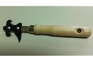 ANGOPE Abrelatas Manual con Mango de Madera Reforzado