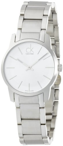 Calvin Klein Damen-Armbanduhr XS City Lady Analog Edelstahl K2G23126