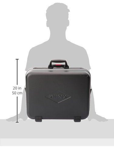 KNIPEX 00 21 41 LE Werkzeugkoffer „BIG Twin-Move“ mit integrierten Rollen und Teleskopbügel leer - 7
