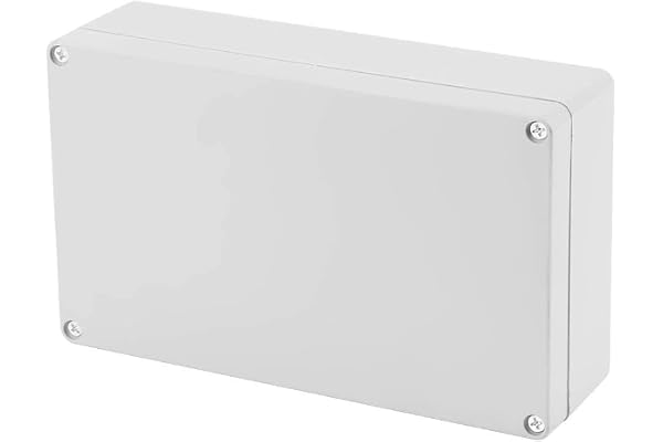 Boîte de jonction, Boitier electrique, Boîtier de projet etanche ABS IP65, DIY Plastique Boîte de jonction de câblage, pour les équipements électriques intérieure et extérieure (200 * 120 * 55mm)