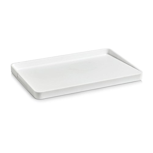 Zeller 26140 Schneidebrett, Kunststoff, 42.5 x 28.2 x 2.8 cm, weiß - 2