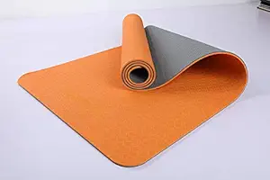 IRIS Fitness Non Slip TPE Yoga Mat for Hot Yoga Pilate Gymnastics, Double Sided (72 inch x 24 inch x 6 mm)