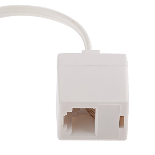 MagiDeal 1 Piece Telephone Phone Extension Cord Landline Flash Cable Line Jack RJ45 to RJ11, 245mm - Image 8
