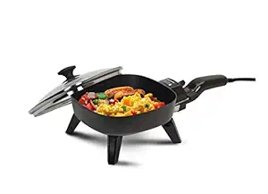 MaxiMatic EFS-400 Elite Cuisine 7-Inch Non-Stick Electric Skillet with Glass Lid, Black