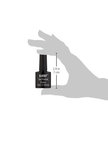 Bluesky UV LED Gel auflösbarer Nagellack 10ml caramel grey, 1er Pack (1 x 10 ml) - 3
