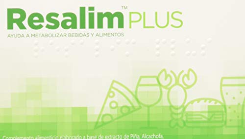 Resalim Plus 10 Cápsulas  - Suplemento Natural | Anti-Resaca y Digestiones Pesadas Para Levantarse Bien | Disminuir Cansancio y Fatiga | Con Extractos Vegetales | Vitaminas B1 y B6
