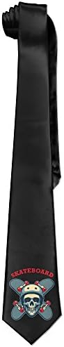 GENTLE Skull Of Skater Necktie Skinny Ties / New Novelty Tie For Party