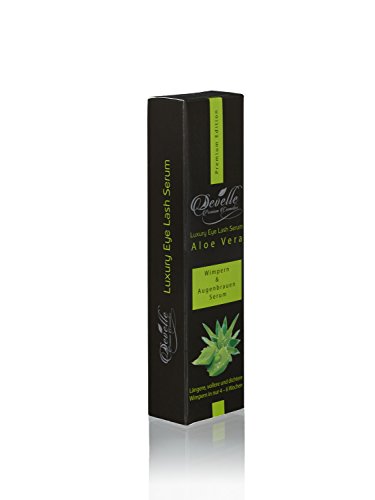 Wimpernserum & Augenbrauenserum mit ALOE VERA 4 ml. | Ohne PROSTAGLANDINE | Wimpernbooster | Wimpern Booster | Develle Luxury Eye Lash Wimpern-Serum | Wimpern Activating Serum | Wimpernwachstums-Serum | Wimpernverlängerung - 9