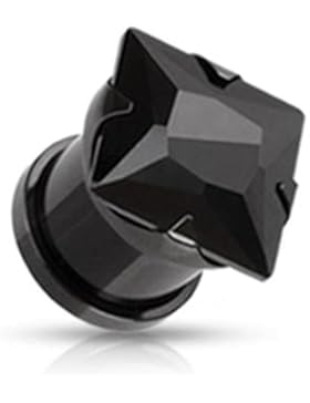 Paula & Fritz® Tunnel mit Schraubverschluss aus Edelstahl Chirurgenstahl 316L ...