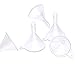10 Pcs Mini Clear Plastic Funnels Set for Dispensing Filling Small Samples Perfume Oil Liquid Emulsion