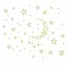Fulltime(TM) Fluorescence Moon Star Glow in Dark Luminous Star Nursery Kid Baby Room Wall Sticker Home Decal