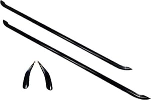 TVA Styling Black Side Bars – Premium Black Powder Coated Steel OEM Grade Sportline Style Side Bars - Compatible with Transporter T5 and T6 [SWB]