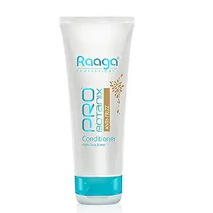 Raaga Professional ProBotanix Anti Frizz Conditioner with Shea Butter, Smoothes and Controls Unruly Frizzy Hair, For Men and Women, 100 ml
