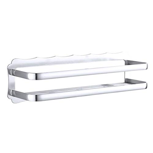Preisvergleich Produktbild Badezimmer-Regal - Raum-Aluminiumeinzelschicht-Toiletten... - An Der Wand Befestigtes Silber (größe : 12.5x18x40cm)
