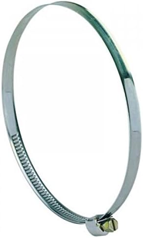 Vent hose clip - 6" aluminium