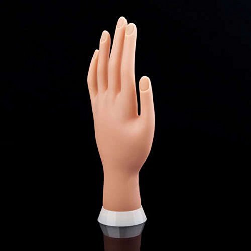 TP Nail Training Practice Hand for Acrylic Gel False Tip Nail Art Training Tool