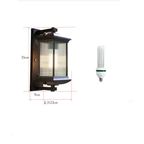 Preisvergleich Produktbild MIAO Wasserdichte Wandleuchte Wandleuchte Gehobene Villa Hoftür Garten Wandleuchten Außenwand Retro Wandleuchte