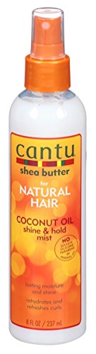 Cantu Natural Hair Coconut Oil Shine And Hold Mist 8.4oz Spry (2 Pack)