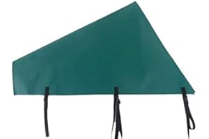 Bags And Covers Direct Limited Large Caravan Tow Hitch Cover Heavy Duty UV Stabilised With Straps (Green)