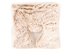 Habibi Plush Shoulder and Back Warmer, Cream