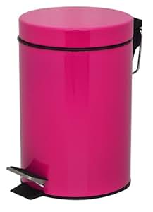 Brights Bathroom Pedal Bin, 3 L, Pink: Amazon.co.uk: Kitchen & Home